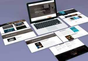 Author Website Desktop - Michael Webster Graphic Designer