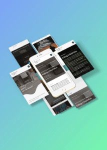 Siobhian Author Website Mobile - Michael Webster Graphic Designer