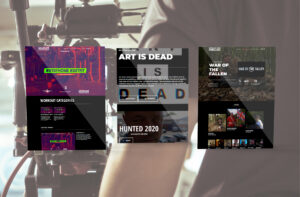 Gatling Gun Productions Website - Michael Webster Graphic Designer