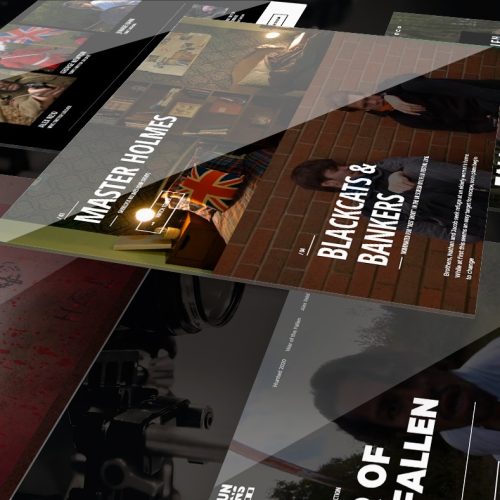Gatling Gun Productions Website - Michael Webster Graphic Designer