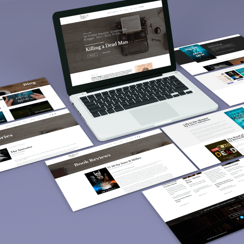 Author Website Desktop - Michael Webster Graphic Designer